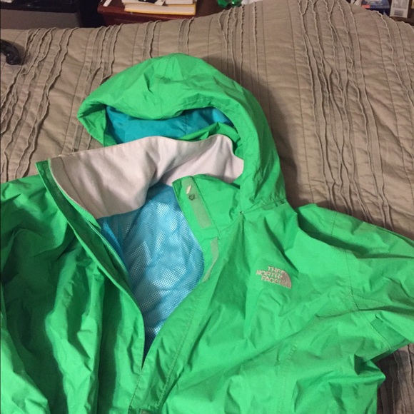 North face rain coat