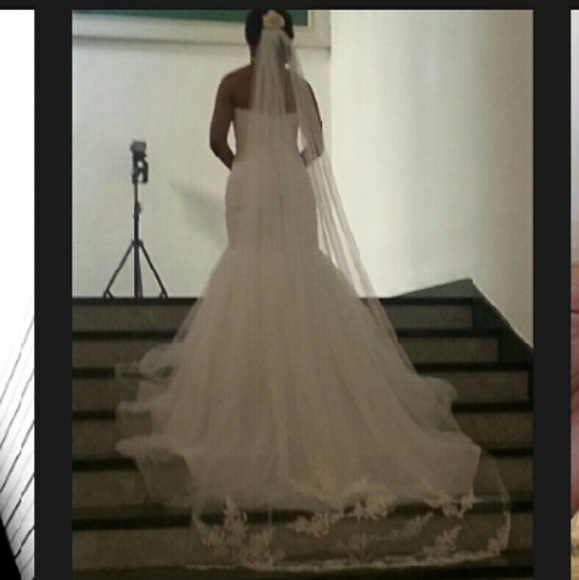 BRIDAL LONG VEIL - Picture 4 of 4