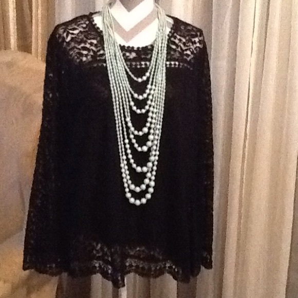 Black Lace Top