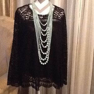 Black Lace Top
