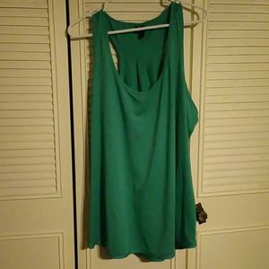 Maurices Teal Plus Size Sports Tank Top