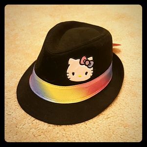 Hello Kitty black fedora