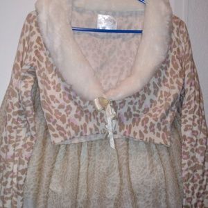 Justice tutu and crop jacket sweater girls