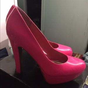 Just fab hot pink  size 11