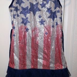 Red white blue dress