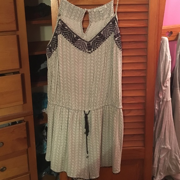 Embroidered American eagle romper!