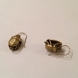 Met Museum of Art Scarab Earrings