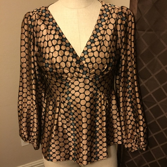 Nanette Lepore Silk Blouse - Picture 2 of 4