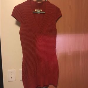Burnt Orange/Umber Long Sweater Top