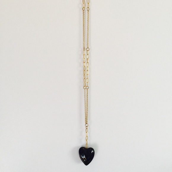 Black Heart Necklace