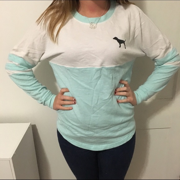 PINK Varsity Crewneck