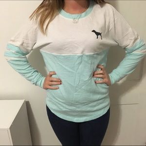 PINK Varsity Crewneck