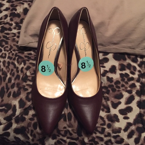 Maroon heels