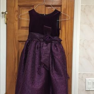 Girls size 8 purple dress
