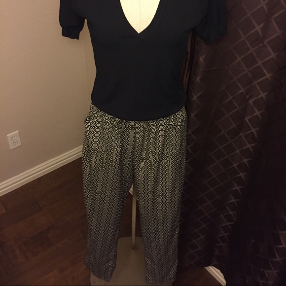 W118 Walter Baker Print Drawstring Pants - Picture 4 of 4