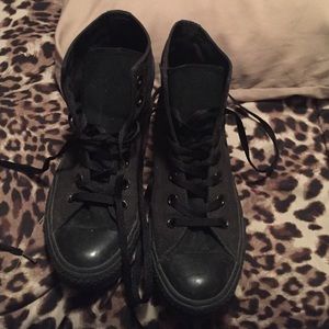 Black Converse high tops
