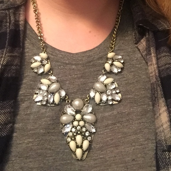 Bauble Bar Statement Jeweled Necklace