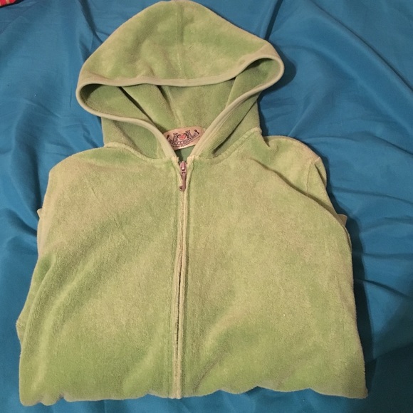 Lime Green Terry cloth JUICY COUTURE JACKET