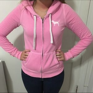 Hot Pink Full Zip PINK Jacket