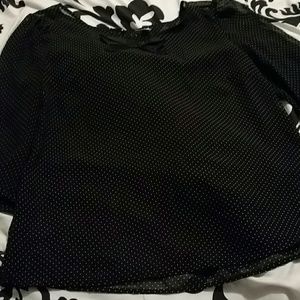 Polka dot blouse