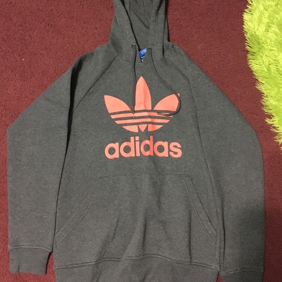 Grey adidas hoodie
