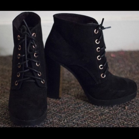 ASOS Metallic Block Heel Boots