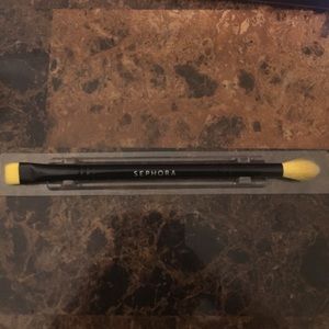 Double ended Sephora eyeliner/crease brush
