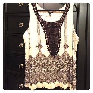 Alfani Tank with Lace