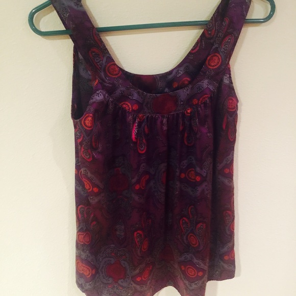 Banana republic paisley tank