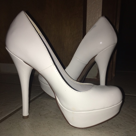 White pumps