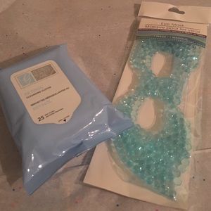 Retinal cleansing cloth/ gel eye mask bundle