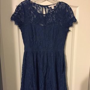Navy Lace Dress