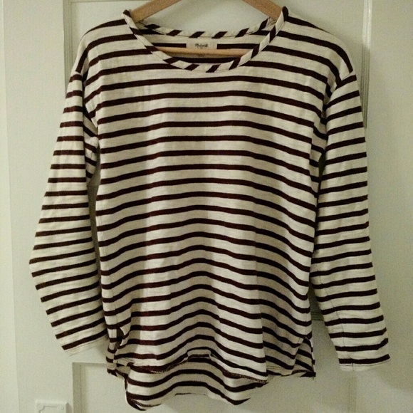 Madewell heavyweight striped top