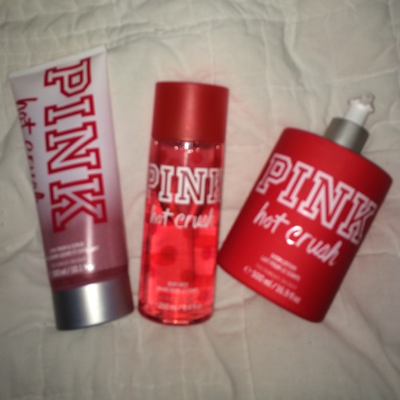 Victoria's Secret Pink Set of 3: Hot Crush