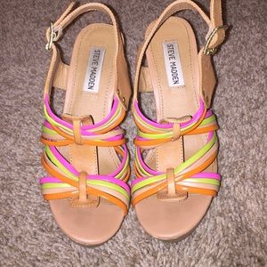 Steve Madden colorful heels