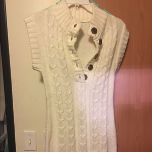 Off White Sweater Top/ Dress