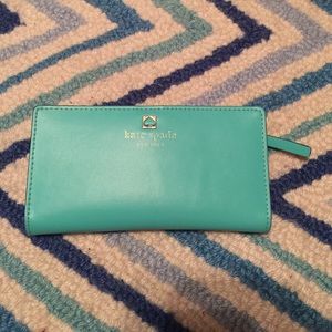 Turquoise Kate Spade Stacey Wallet