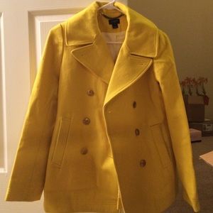 ✨J. Crew✨Yellow coat