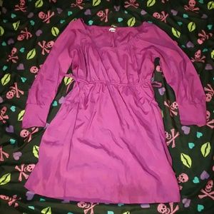 Thin long sleeved dress