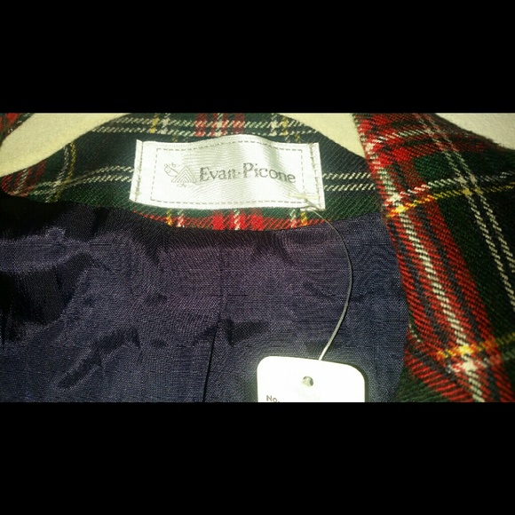 Amazing Vintage never worn plaid blazer - Picture 3 of 4