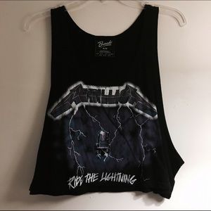 Metallica Crop Top