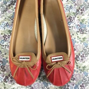 Hunter rubber boat shoes