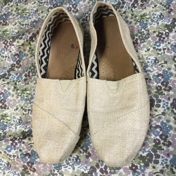 White sparkle toms