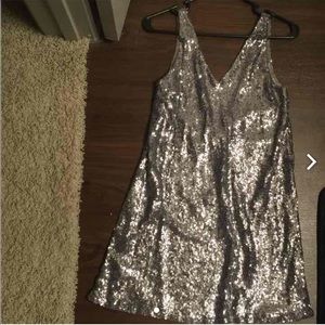 NEW silver dress price firm