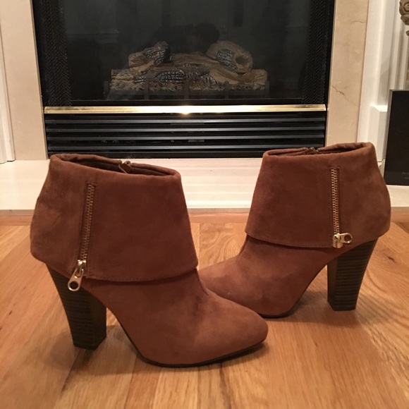 Cognac Fashion Booties