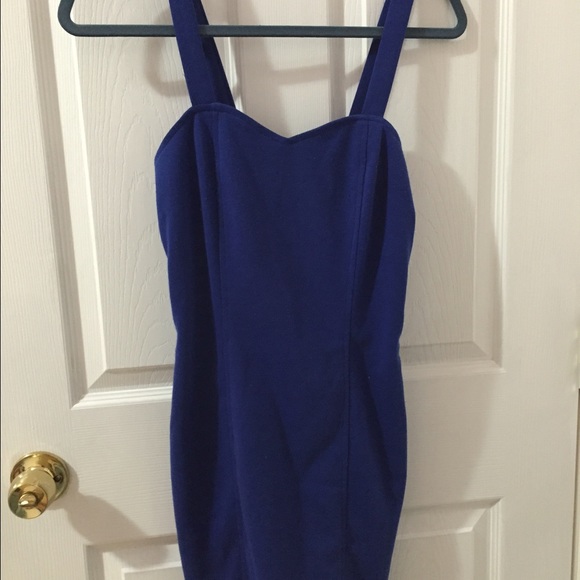 Bodycon mini strappy back clubbing dress