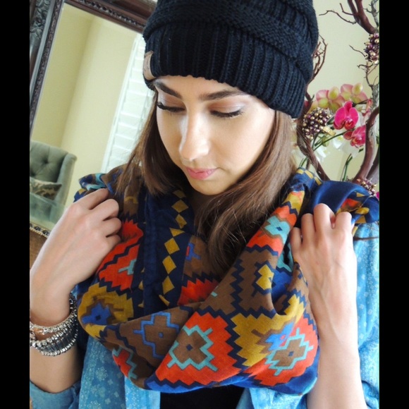 Printed Light Blue Denim chambray Shirt - Picture 4 of 4