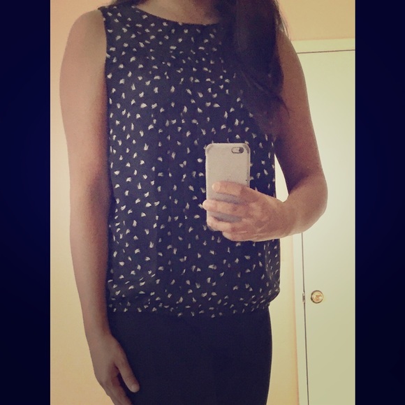 Ann Taylor LOFT feather top