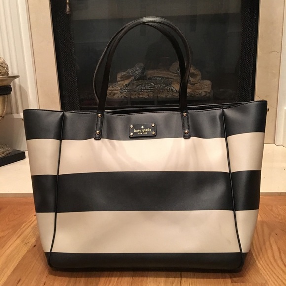 Kate Spade striped tote