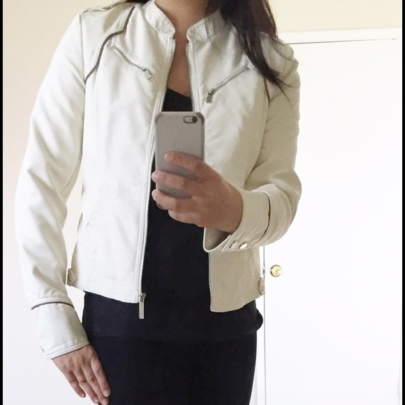 Steve Madden leather moto jacket